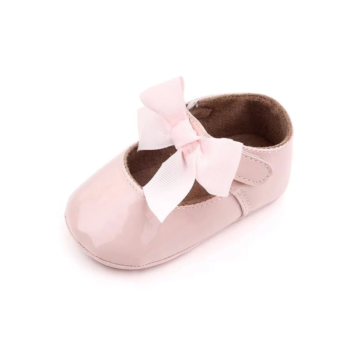 Rose Bow Bootie · Blush
