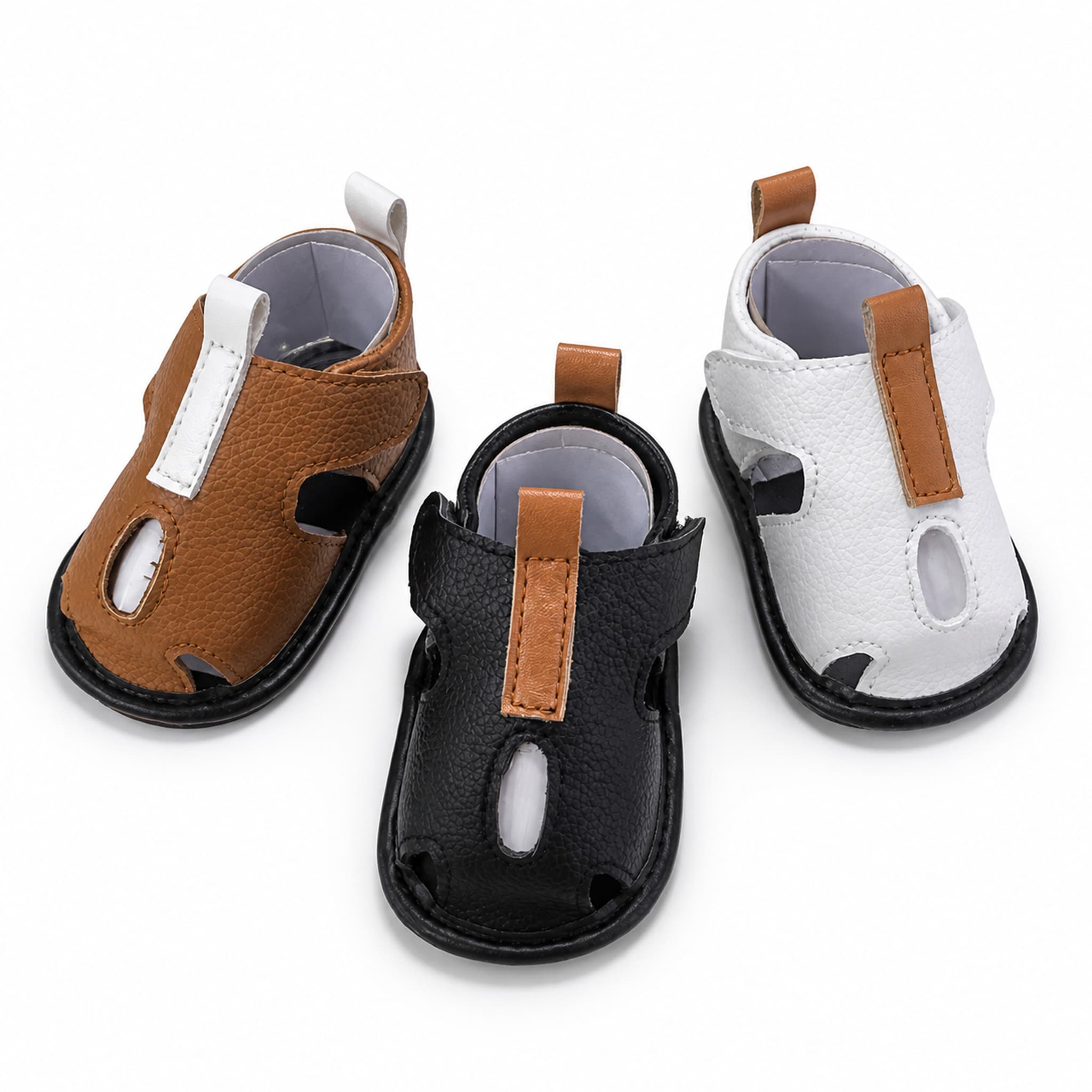 Pebble Colourblock Closed-Toe Sandals