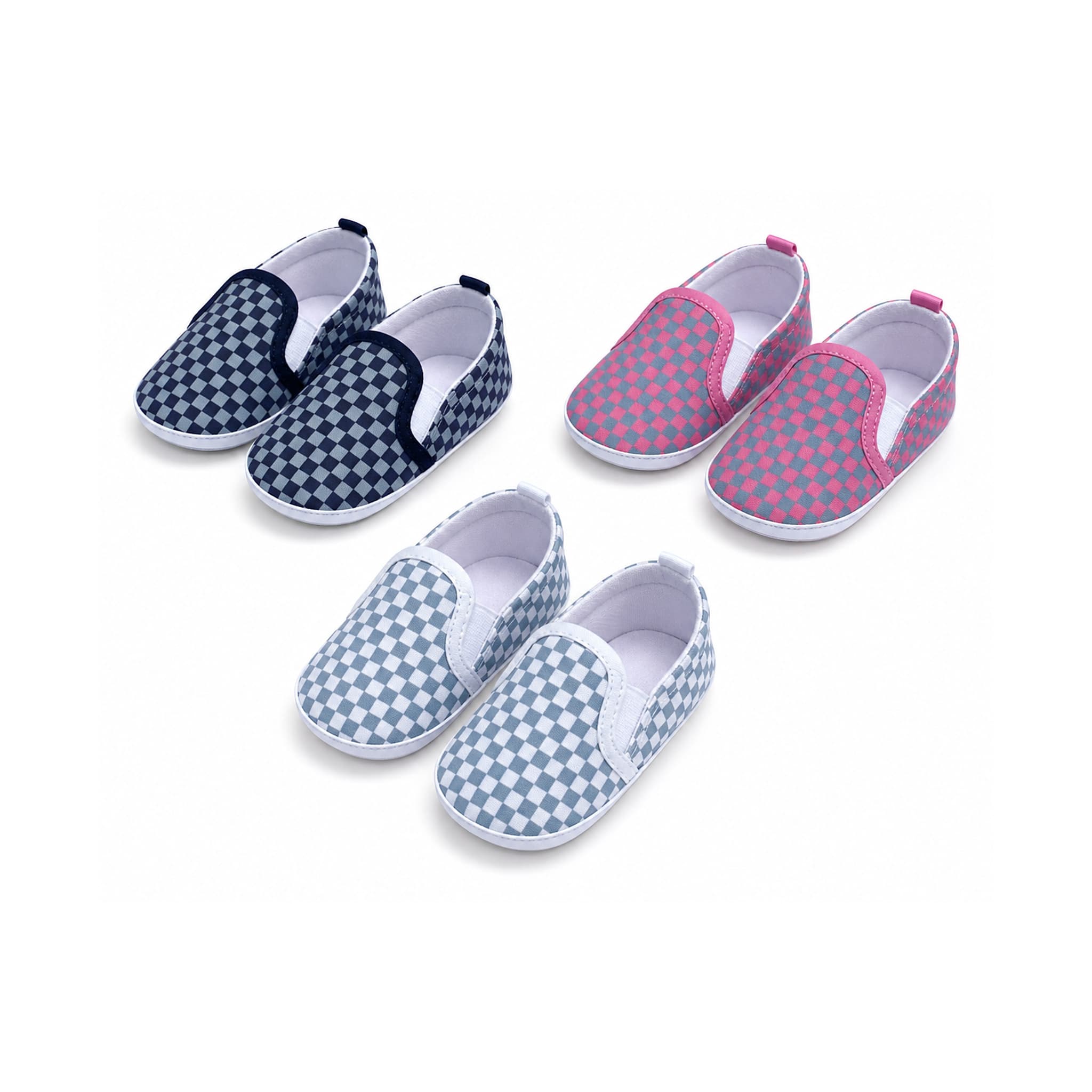 Checkerboard Soft Slip-Ons