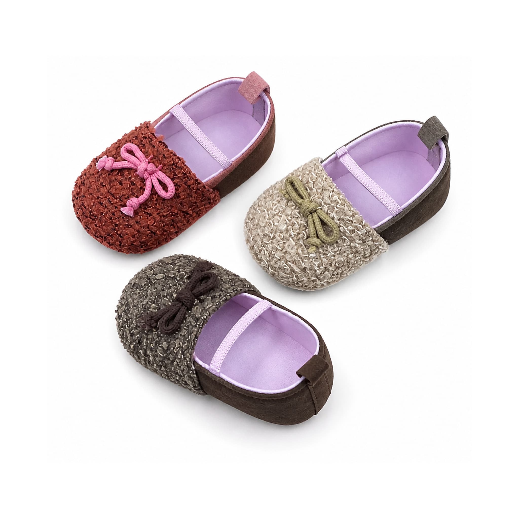 Cozy Bow Soft-Sole Flats