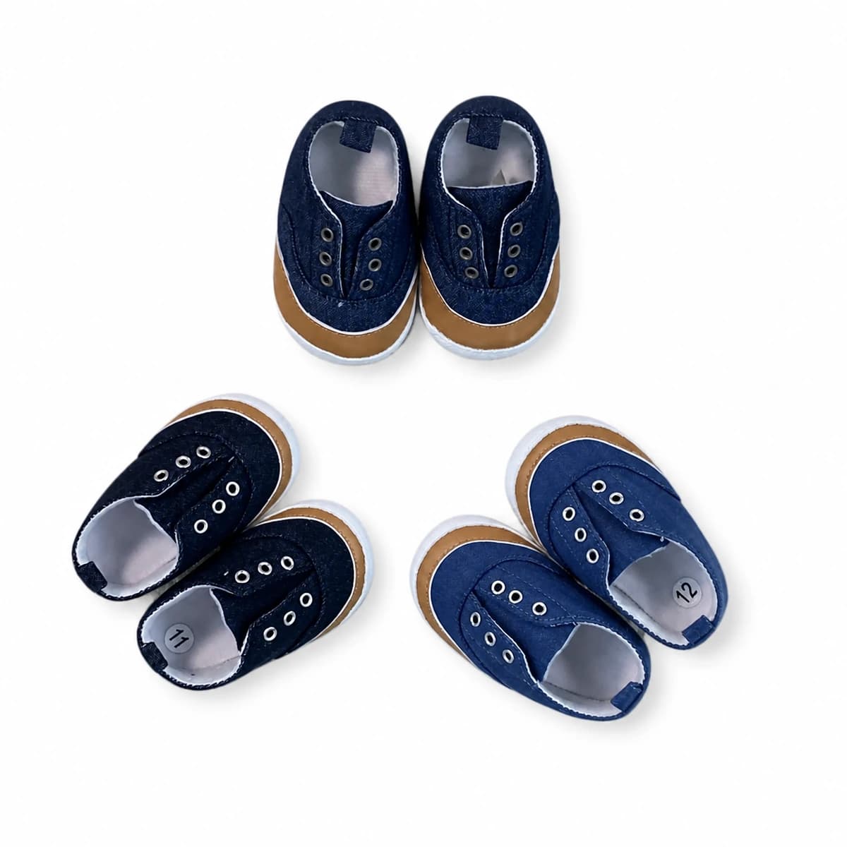 Denim High-Top Canvas Shoes