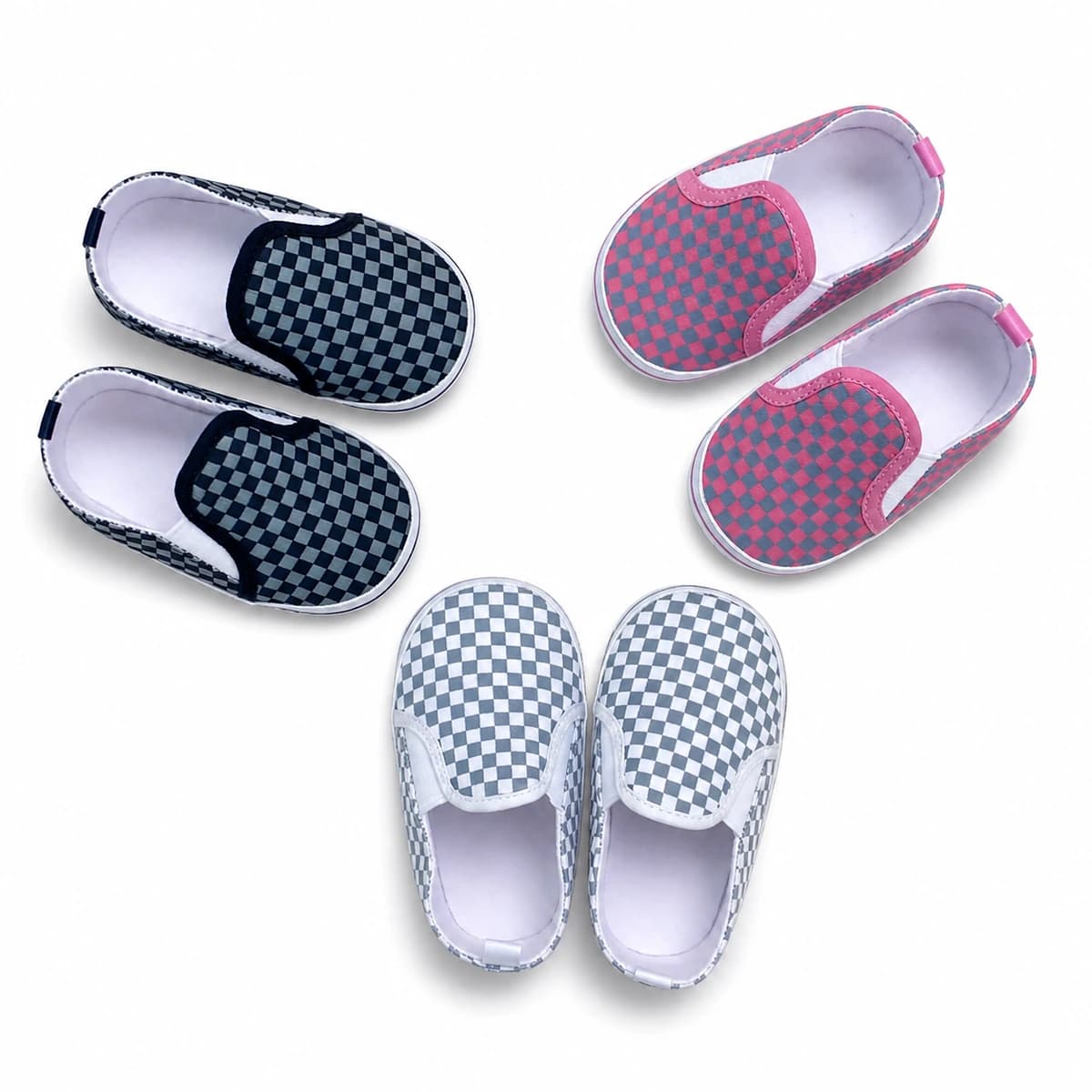 Checkerboard Soft Slip-Ons