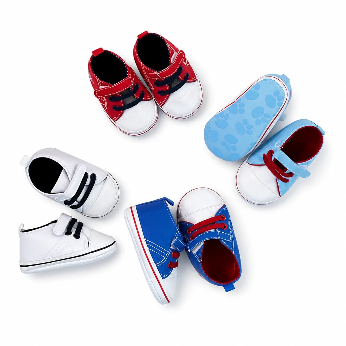 Varsity High-Top Canvas Shoes