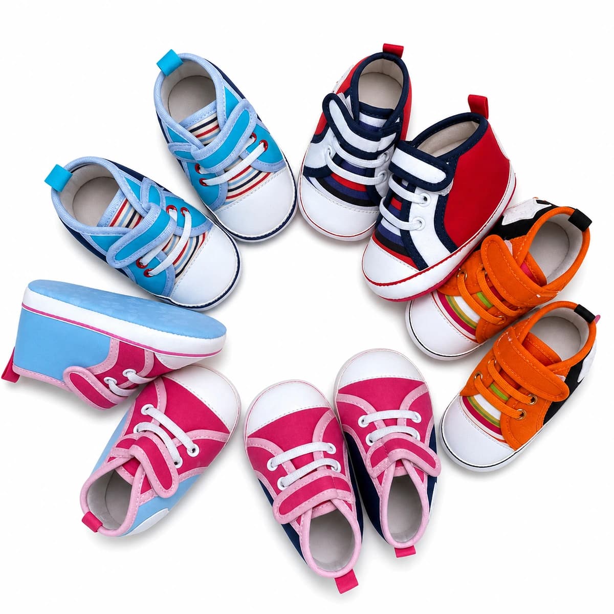 Colour Pop High-Top Canvas Shoes