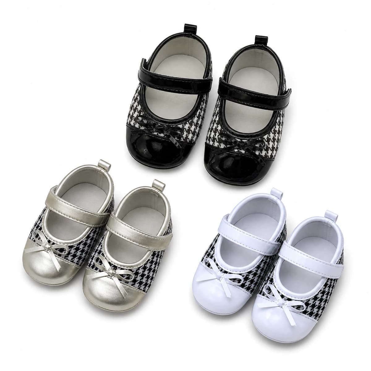 Plaid Mary Jane First Walkers