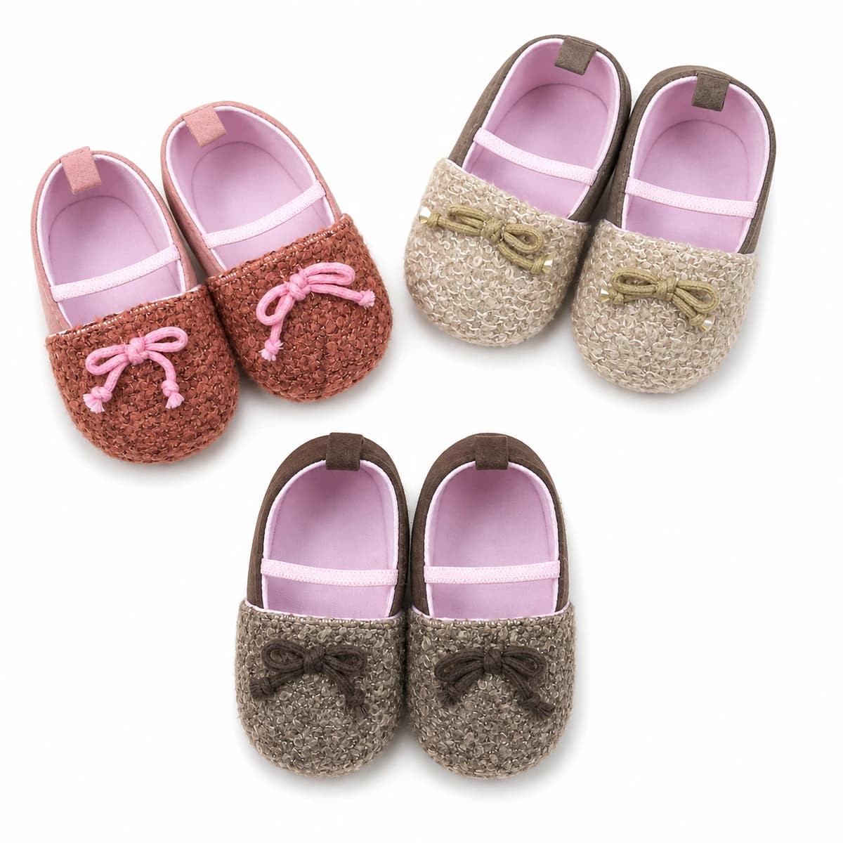 Cozy Bow Soft-Sole Flats
