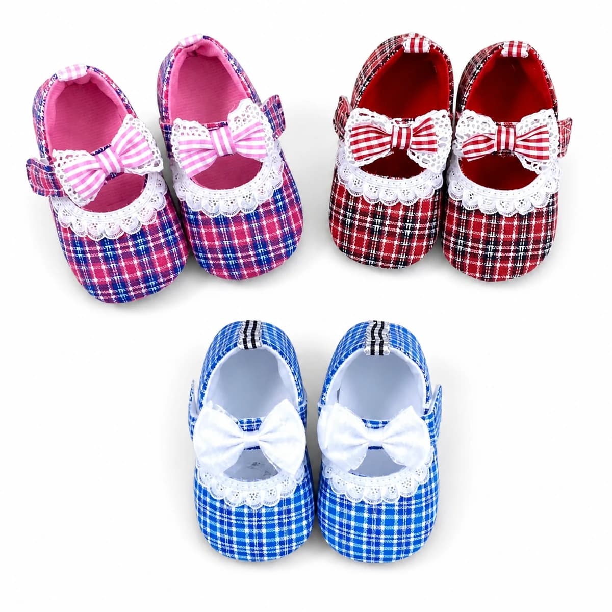 Tartan Mary Jane First Walkers