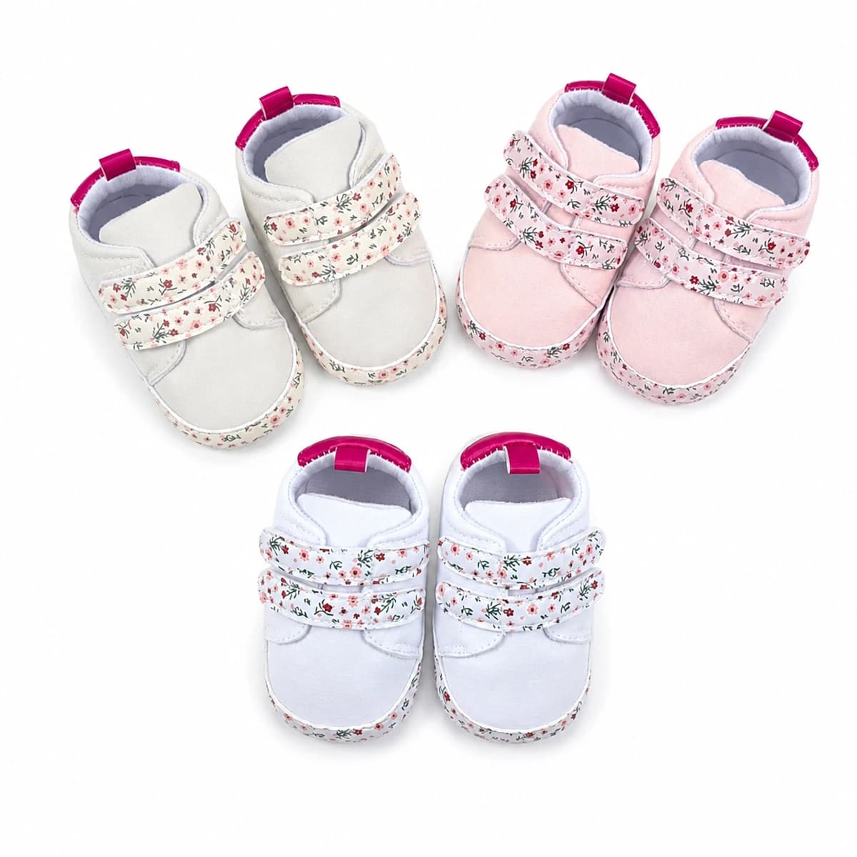 Spring Garden Double-Strap First Walkers